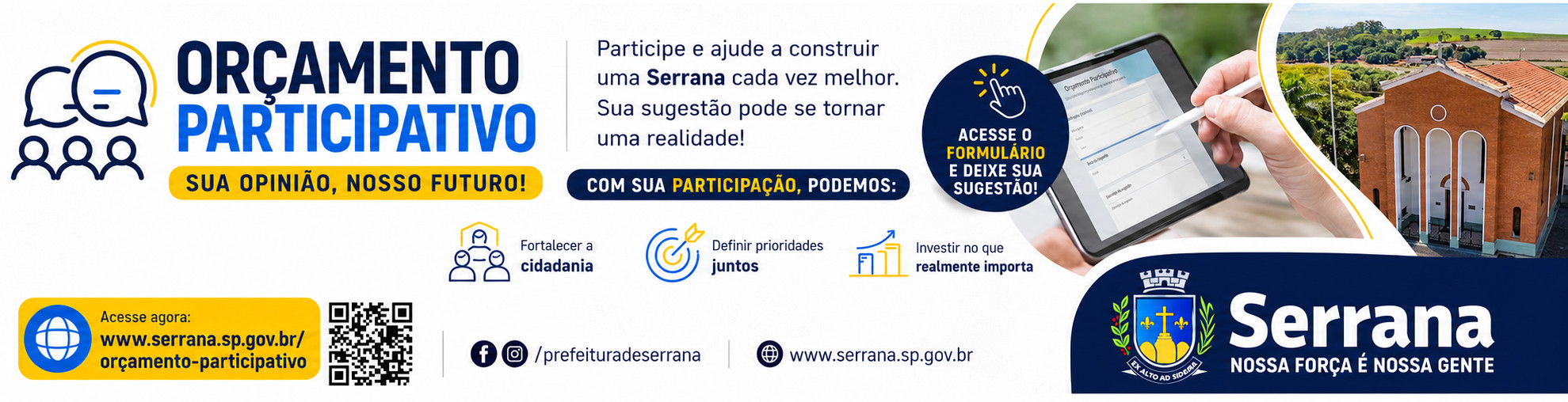 Participe do Orçamento Participativo 2027